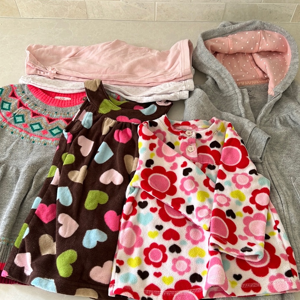 SOLD ⛔️ Baby BUNDLE 9 months Carter’s, Kissy Kissy, Cat&Jack